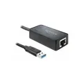 Produktbild: Delock Adapter USB3.0 > Gigabit LAN 10/100/1000 Mb/s - Netzwerkadapter - USB3.0 - Gigabit Ethernet (62121)