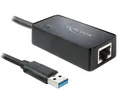 Produktbild: DeLOCK Adapter USB 3.0 zu Gigabit LAN 0,5m 62121