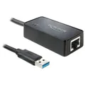 Produktbild: DeLock ADAPTER USB 3.0 GIGABIT LAN 10/100/1000 MB/S # 62121
