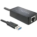 Produktbild: DeLOCK USB3.0 Adapter auf Gigabit-LAN, LAN-Adapter, schwarz