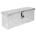 Produktbild: Trucky Truckbox, Deichselbox Aluminium, Anhängerbox 15 Größen, Werkzeugkiste mit Schloss und Schlüssel, stabil und wasserdicht, Boxentyp:D015 (50 x 14 x 20 cm)