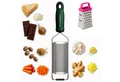 Produktbild: ELEGANCIO Küchenreibe Edelstahl Käsereibe Ingwerreibe Parmesanreibe feine Multireibe +GRATIS