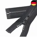 Produktbild: YaHoGa 2 Stück 50 cm Reißverschluss Kunststoff 5mm teilbar Reissverschluss R