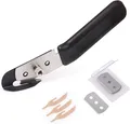 Produktbild: Professionelle Folienschneider Sicherheitsmesser mit Extra 3 STK. PTFE