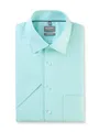 Produktbild: OLYMP Herren Businesshemd Kurzarm Luxor,Faux Uni,466 Comfort Fit 20,13 New Kent,Mint 41,40