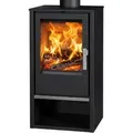 Produktbild: Victoria Kaminofen Capri Schwarz mit 7,6 kW