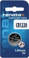 Produktbild: 1 x Renata Knopfzelle Lithium CR1220 1er Blister 3 V CR 1220