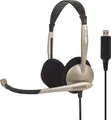 Produktbild: KOSS Headset CS100 On-Ear USB Gold/Schwarz