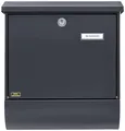 Produktbild: Burg Wächter 38215 SET VARIO 86720 ANT (EC) Briefkasten Stahl Anthrazit Schlüsselschloss