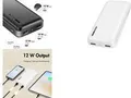 Produktbild: LogiLink Powerbank 20.000 mAh, 2x USB-A, 1x USB-C, weiß tragbarer Zusatzakku für Smartphones & Tablet-PCs, - 1 Stück (PA0323W)