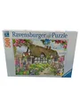 Produktbild: Ravensburger Puzzle 500 Teile Cottage Blumen Garten Vögel