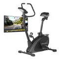 Produktbild: Skandika Ergometer Vinneren Design Hometrainer | Fitness Fahrrad mit Magnetbremssystem, 11kg Schwungmasse, 12 Trainingsprogramme, Tablet-Halterung, Bluetooth, Kinomap, App-Steuerung | grau/schwarz