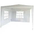Produktbild: Trendline - Pavillon 3x3x2,5 m weiss inkl. 2 Seitenteile Gartenpavillon Gartenzelt