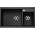 Produktbild: Blanco Spüle 513273 86x50cm, PuraDur anthrazit, links, ohne Ablauffernbedienung
