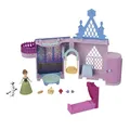 Produktbild: Mattel Disney Die Eiskönigin Storytime Stackers-Spielset, Puppenhaus von Annas Schloss in Arendelle mit kleiner Puppe, Olaf und 7 Zubehörteilen, inspiriert von den Disney-Filmen Die Eiskönigin“, JDP65