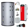 Produktbild: Paket Fröling Scheitholzkessel S4 Turbo 28 F Pufferspeicher 2000 Liter Zubehör