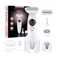 Produktbild: Intimrasierer Damen 3-in-1 elektrisch, USB-C, Weiß, für Bikinizone, Achseln