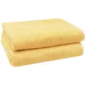 Produktbild: Zollner Badetuch,, Gelb, Textil, 100x150 cm, Oeko-Tex® Standard 100, Badtextilien, Badetücher