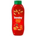 Produktbild: Develey Tomaten Ketchup – 1 x 875 ml Flasche – Fruchtiger Ketchup aus sonnengereiften Tomaten – Original Rezeptur von 1972 – Vegan – Perfekt zu Pommes, Burger, Grillgerichten & Hotdogs