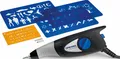 Produktbild: Bosch Dremel Gravierer 290-3 Hobby (35 W) mit 3 Zubehöre, 4 Designschablonen F0130290JJ