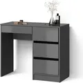 Produktbild: Livinity Schminktisch Imola, mit 4 Schubladen, Anthrazit/Anthrazit - Grau