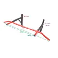 Produktbild: Klimmzugstange Reckstange Turnstange Wandmontage Pull Up Bar bis 150 kg 5807