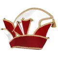 Produktbild: thetru Kostüm Komiteemütze rot-gold, Prunkmütze für Karneval, Fasnacht und Fasching rot 57