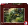 Produktbild: Schmidt Spiele Puzzle Thomas Kinkade, Friedliche Abendstimmung, 1.000 Teile, 1000 Puzzleteile