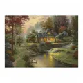 Produktbild: Schmidt Spiele Puzzle Friedliche Abendstimmung Thomas Kinkade, 1000 Puzzleteile bunt