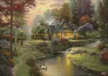 Produktbild: Schmidt Spiele Puzzle 58464 Thomas Kinkade, Friedliche Abendstimmung, 1000 Teile Puzzle