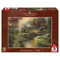 Produktbild: SCHMIDT SPIELE PUZZLE THOMAS KINKADE FRIEDLICHE ABENDSTIMMUNG 1000 TEILE
