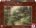 Produktbild: Schmidt Spiele Puzzle 58464 Thomas Kinkade, Friedliche Abendstimmung 1000 Teile
