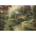 Produktbild: Schmidt Spiele Puzzle Thomas Kinkade Friedliche  Abendstimmung 1000 Teile