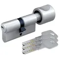 Produktbild: BASI Profilzylinder BM, Verschiedenschließend, diverse Längen, (Packung, 1-St), Knaufzylinder K40/35 mm, K = Knaufseite Innen 40 mm, 3 Schlüssel Knaufzylinder - K40/35 mm