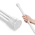 Produktbild: Teleskopstange ausziehbar (weiß, 70-120 cm) Kein Bohren & Rost, rutschfest, verstellbar Duschvorhangstange Duschstange, ausziehbar Kleiderstange für Schrank, Badezimmer, Fenster oder Türen