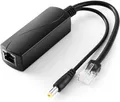 Produktbild: REVODATA Gigabit PoE Splitter 12V/2A DC 5.5 * 2.1mm Stecker, 48V PoE zu DC