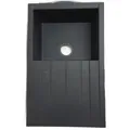 Produktbild: respekta Einbauspüle Küche Mineralite Modell Houston Schwarz modern funktional r