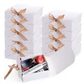 Produktbild: Goomp 10 Stück Geschenkbox,Geschenkbox mit Deckel 20 x 20 x 10 cm Geschenkboxen Set Brautjungfer Vorschlag Box für Hochzeit Geschenk Geburtstag Weihnachten Verpackung Schokolade Cupcake Crafting