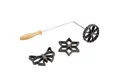 Produktbild: WESTMARK Ausstechform Waffelbäckerei, Mit 3 Motiven, Mit Rezeptheft, Formengröße: 7 – 9 cm, Stahl