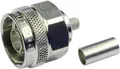 Produktbild: Telegärtner 100023911 100023911 N-Steckverbinder Stecker, gerade 50 Ω 1 St.