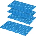 Produktbild: BRB 4x Bodenrost aus Kunststoff, LxBxH 800 x 400 x 25 mm, Farbe blau