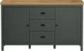 Produktbild: trendteam Stanton Sideboard Tannengrün/Evoke Eiche, B/H/T ca. 146/86/45 cm