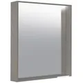 Produktbild: KEUCO X-LINE Lichtspiegel, einstellbare Lichtfarbe, 650x700x105 mm, mit DALI Steuerung, 33297292003, Farbe: Inox