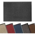 Produktbild: Schmutzfangmatte Sky 80x120 cm Fußmatte für innen & außen Fußabtreter Eingangsbereich Anthrazit - Dunkelgrau