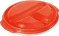 Produktbild: Mikrowellen Teller 0,75 l CLEVER, Farbe:Rot