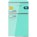 Produktbild: Cecotec Kleiner Kühlschrank Kühlschrank 2 Türen Retro 86l Bolero Coolmarket 2d Origin 86 Green E. 89,3cm Dehöhe Und 48,7cm Debreite, Energieklasse E, Eisfach, Innenbeleuchtung Und Chromgriff, Grün