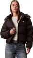 Produktbild: Calvin Klein Damen Pufferjacke Essential Midweight mit Kapuze, Schwarz (Black), XL