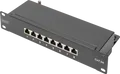 Produktbild: DIGI DN91608S-EA - 10'' Patchpanel, Cat.6a, 8-Port, Slim Line, geschirmt