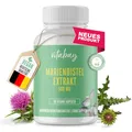 Produktbild: Vitabay Mariendistel Extrakt – 500 mg, 90 vegane Kapseln mit 80% Silymarin, laborgeprüft, ohne Zusatzstoffe