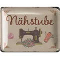 Produktbild: Blechschild Schild Nähen Geschenk Näherin Farmhouse Deko Nähzimmer 15x20 cm